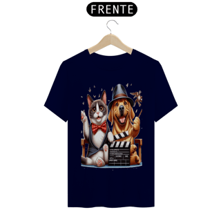 Nome do produto T- shirt Quality - Gato e cachorro 