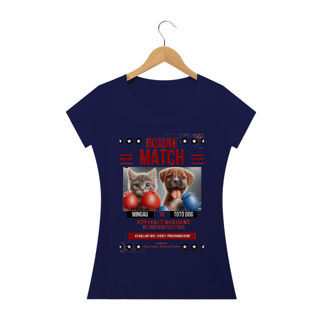 Nome do produto Camiseta Baby Classic Long- Boxe GatoXCão Peso Pulga 
