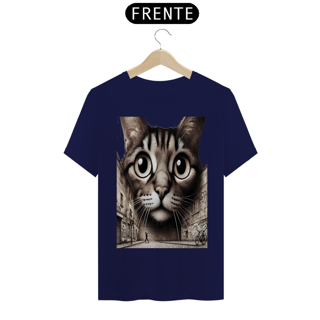 Nome do produto T-Shirt Classic - Gato Frontal,