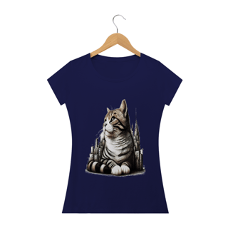 Nome do produto Camiseta Baby Classic Long- Gato em desenho Lápis I