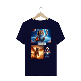 Nome do produto T-Shirt PLUS SIZE -  Gato Goose Marvel II