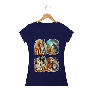 Nome do produto Camiseta Baby Classic Long- Gatos&Cães