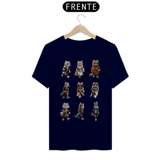 Nome do produto T- shirt Quality - 6 Gatos elegantes