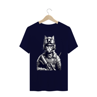 Nome do produto T-Shirt PLUS SIZE - Soldado Gato