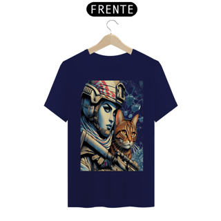 Nome do produto T-Shirt Classic - Gato e Soldada
