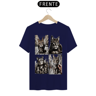 Nome do produto T-Shirt Classic - 4 gatos