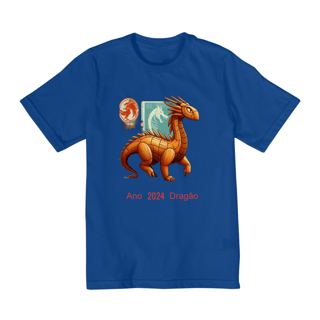 Nome do produto Camiseta Quality Infantil 10a/14a - Horóscopo Chinês 2024