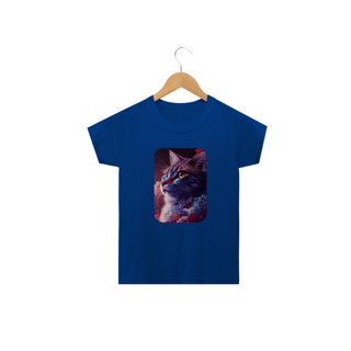Nome do produto Camiseta Classic Infantil 2a/14a - Gata Pintura