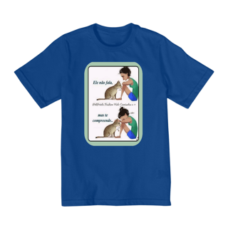 Nome do produto Camiseta Quality Infantil 10a/14a- Gatinho te compreende