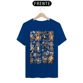 Nome do produto T-Shirt Classic - Gatos e cachorro Coletânea II