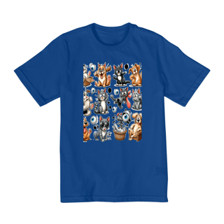 Nome do produto Camiseta Gatos e cachorro Coletânea II