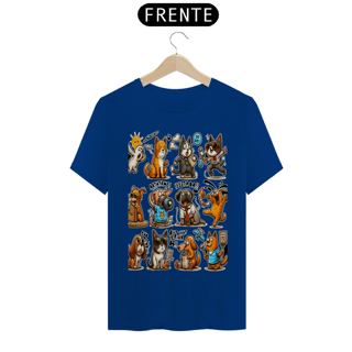 Nome do produto T-Shirt Classic - Gatos e cachorro Coletânea IV