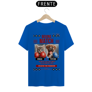 Nome do produto T- shirt Quality - Boxe GatoXCão Peso Pulga