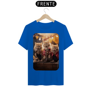 Nome do produto T-Shirt Quality – Gato -Banda Gatork'n' Roses