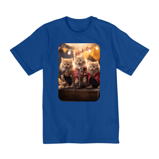Nome do produto Camiseta Quality Infantil 2a/8a - Gato -Banda Gatork'n' Roses