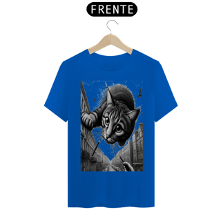 Nome do produto T-Shirt Quality – Gato saindo do céu