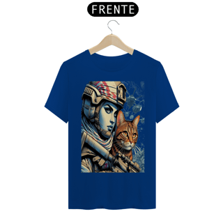 Nome do produto T-Shirt Classic - Gato e Soldada