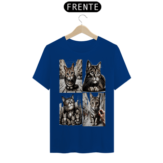 Nome do produto T-Shirt Classic - 4 gatos