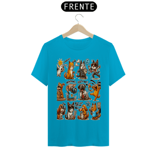 Nome do produto T-Shirt Classic - Gatos e cachorro Coletânea IV