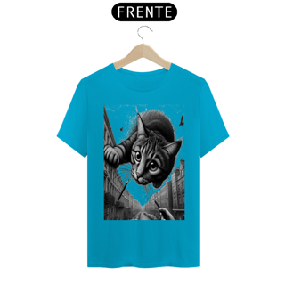 Nome do produto T-Shirt Classic -  Gato Saindo do céu