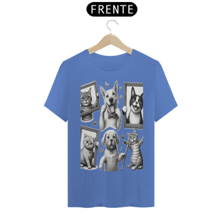 Nome do produto T-Shirt Estonada –  Gatos e cachorro Coletânea III