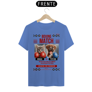 Nome do produto T-Shirt Estonada –  Boxe GatoXCão Peso Pulga 