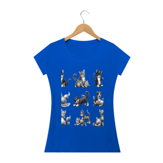 Nome do produto Camiseta Baby Long Quality –Gatos e cachorro Coletânea