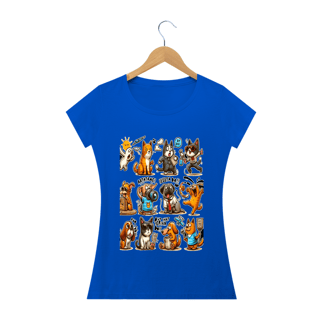 Nome do produto Camiseta Baby Long Quality –Gatos e cachorro Coletânea IV
