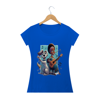 Nome do produto Camiseta Baby Long Classic- Camiseta cachorro Tocando