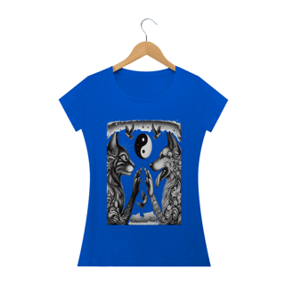Nome do produto Camiseta Baby Classic Long- Harmonia Gato e Cão