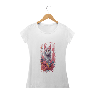 Camiseta Baby Long  -Gatinha III