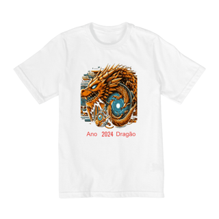 Nome do produto Camiseta Quality Infantil 10a/14a - Horóscopo Chinês 2024