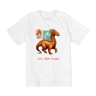 Nome do produto Camiseta Quality Infantil 10a/14a - Horóscopo Chinês 2024