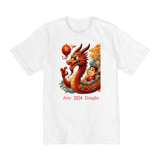 Nome do produto Camiseta Quality Infantil 10a/14a - Horóscopo Chinês 2024