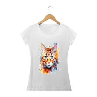 Nome do produto Camiseta Baby Long  Quality- Gata Michin