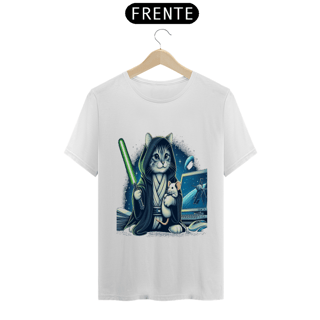 Nome do produto T - Shirt Quality – gato Jedi -Star Wars 