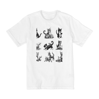 Nome do produto Camiseta Quality Infantil 10a/14a - Camiseta Gatos e cachorro Coletânea