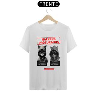 Nome do produto T - Shirt Quality – Gatos Hackers procurados