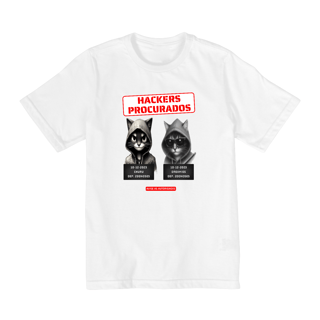 Nome do produto Camiseta Quality Infantil 10a/14a - Gatos Hackers procurados