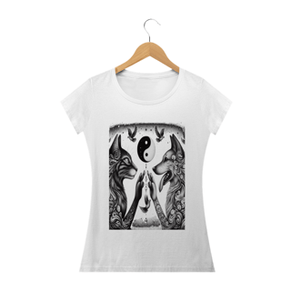 Nome do produto Camiseta Baby Classic Long- Harmonia Gato e Cão