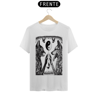 Nome do produto T- shirt Classic - Harmonia Gato e Cão