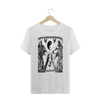Nome do produto T-Shirt PLUS SIZE - Harmonia Gato e Cão