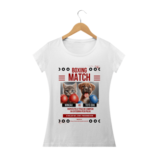 Nome do produto Camiseta Baby Classic Long- Boxe GatoXCão Peso Pulga 