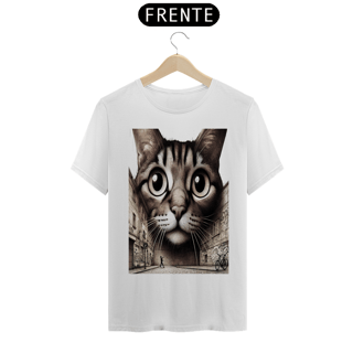 Nome do produto T-Shirt Classic - Gato Frontal,