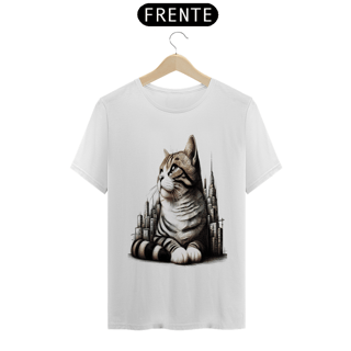 Nome do produto T-Shirt Classic - Gato em desenho Lápis I