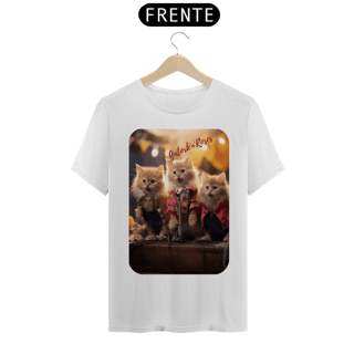 Nome do produto T-Shirt Quality – Gato -Banda Gatork'n' Roses