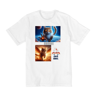 Nome do produto Camiseta Quality Infantil 10a/14a - Gato Goose Marvel I