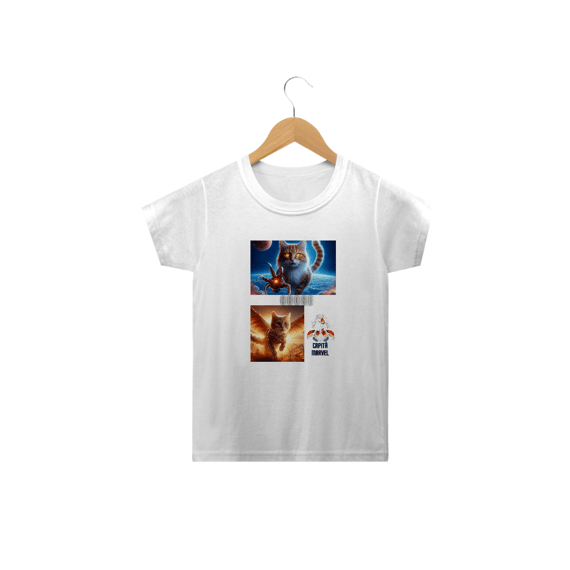 Camiseta Classic Infantil 2a/14a - Gato Goose Marvel II