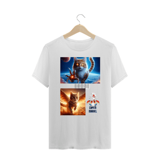Nome do produto T-Shirt PLUS SIZE -  Gato Goose Marvel II