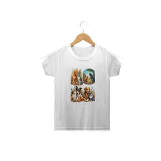 Nome do produto Camiseta Classic Infantil 2a/14a - Gatos&Cães